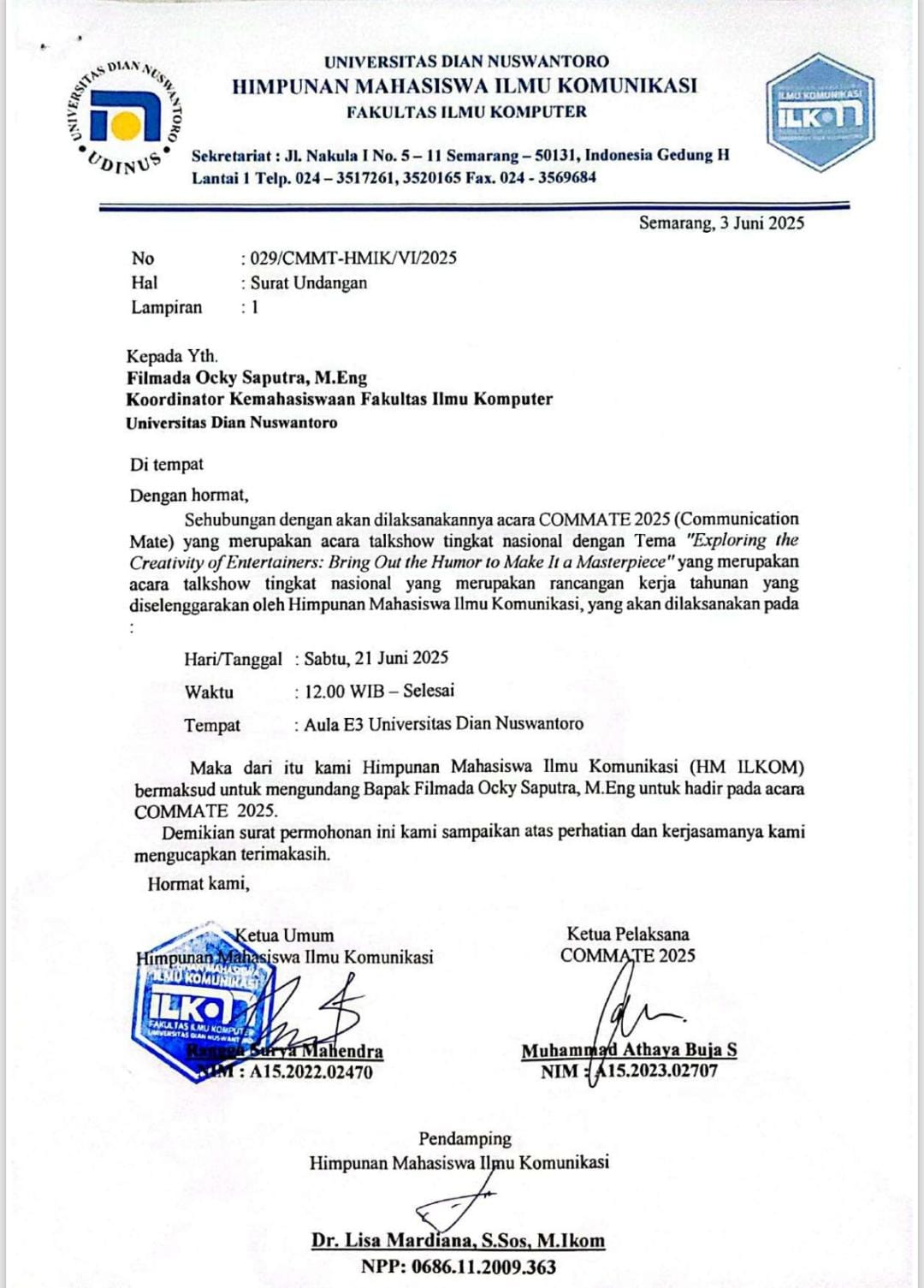 COMMUNICATION MATE
